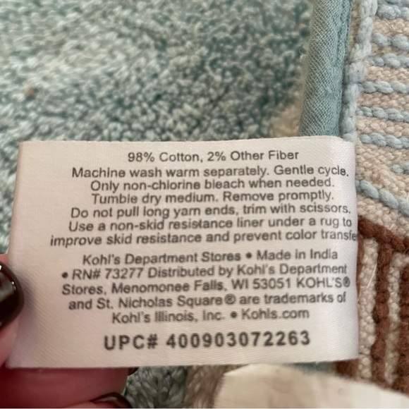 Christmas/Winter Snowman Bath Rug - Picture 4 of 6